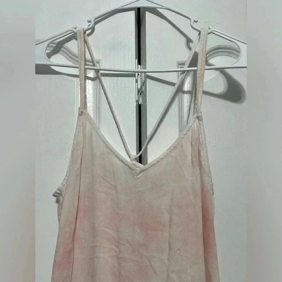 Aerie Pink Tie Dye Strappy Midi Slip Dress Size XS - Picture 8 of 11